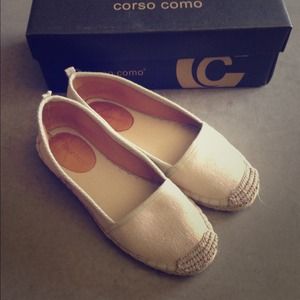 Beige Flat Espadrilles