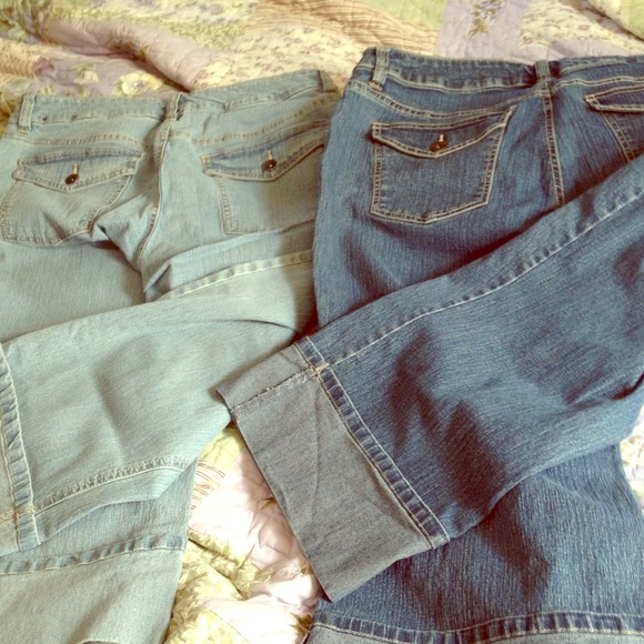 *bundle* cuffed capris