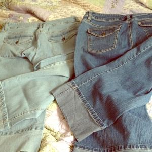 *bundle* cuffed capris