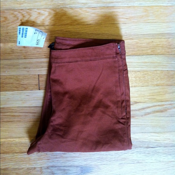 SOLD: Rust/Brown H&M Pants - Picture 2 of 3