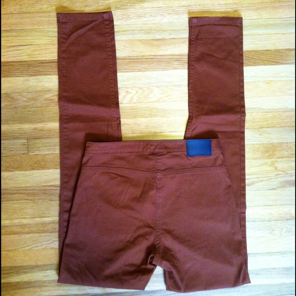 SOLD: Rust/Brown H&M Pants - Picture 3 of 3