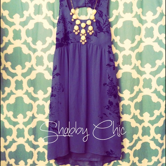 ❌SOLD! Urban Outfitters Cornflower Blue Dress - Picture 1 of 2
