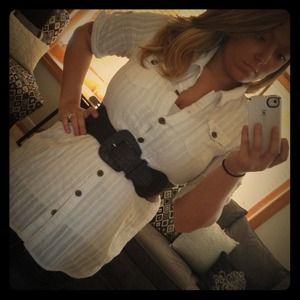 ⛔️⛔️SOLD⛔️⛔️White boyfriend shirt