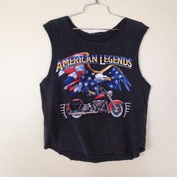 Truly Madly Deeply Tops - ❤️️RESERVED❤️️Motorcycle Tee/Nirvana Tee