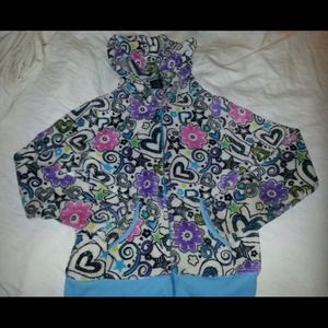 Sweet & sassy! Colorful & warm girls jacket.