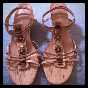 😭 SOLD! Jeweled Sandals