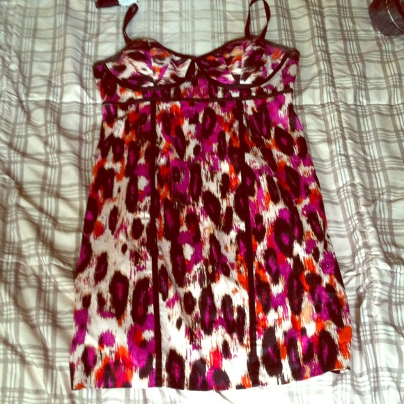 Bright floral dress