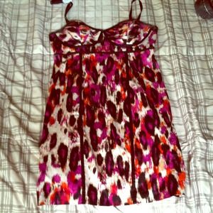 Bright floral dress