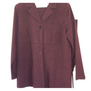 Burgundy Duo Maternity Pantsuit