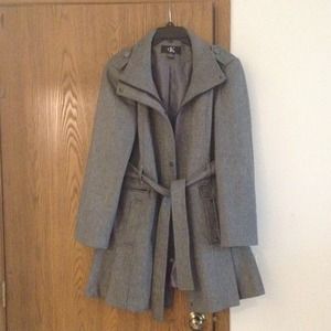 ⬇️REDUCED⬇️Calvin Klein Grey Wool Coat