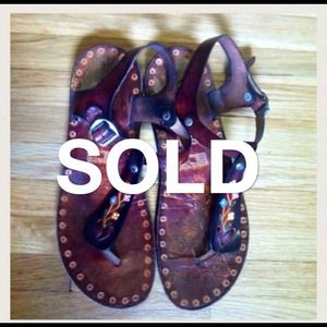 SOLD: Mexican Sandals sz. 9
