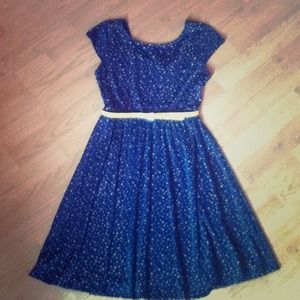 Blue star dress