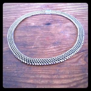 Sterling silver .925 woven necklace