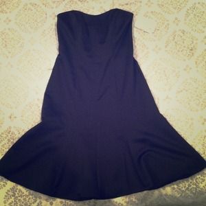 David's Bridal Black Silk Bridesmaid dress