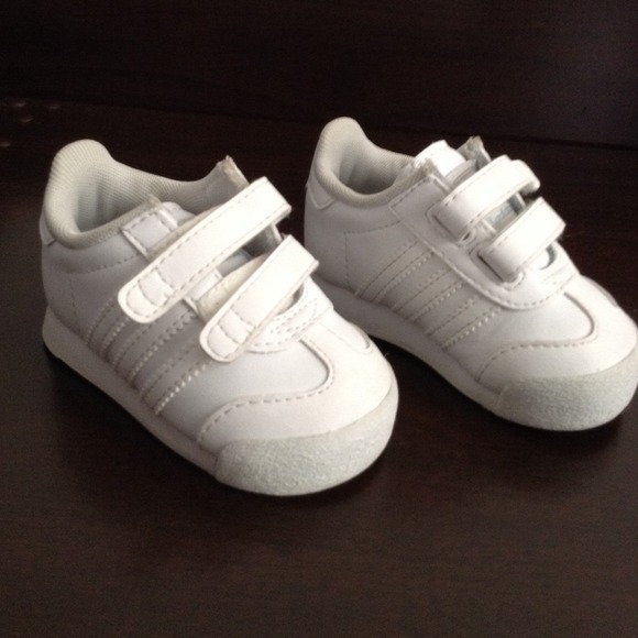 Infant all white Adidas