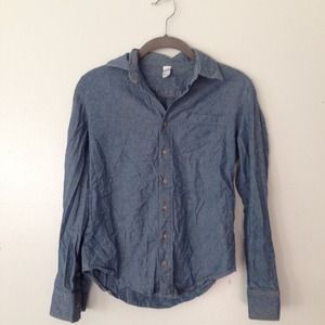 American Apparel Chambray Button down