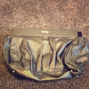 Small niche bag silver metallic