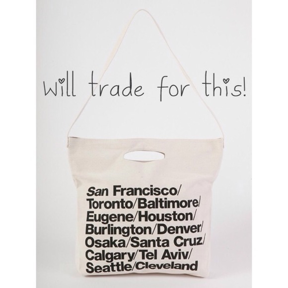 ⛔️SOLD⛔️American Apparel Denim Cities Clutch - Picture 2 of 2