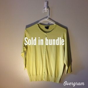 Gap lime cardi