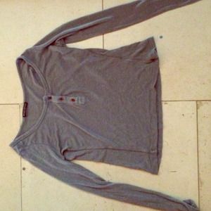 Brandy melville blue knit shirt