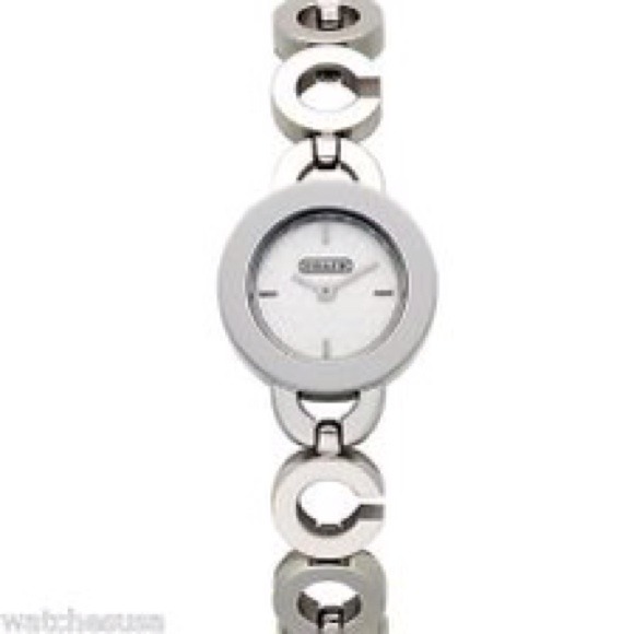Classic genuine Coach watch.  Extra links