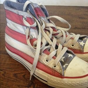 American Flag Converse