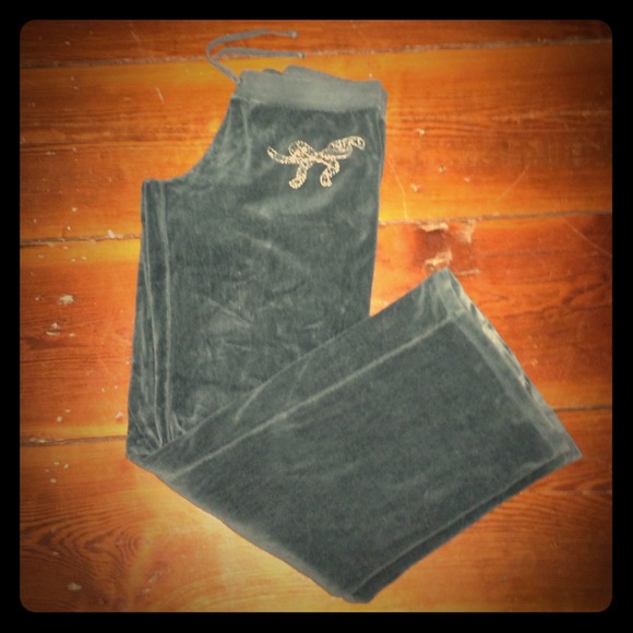 Juicy couture velour pants