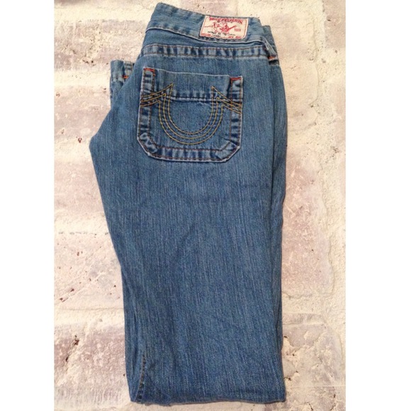 True Religion Low Rise Flares - Picture 2 of 3