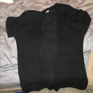 Black cozy cardigan