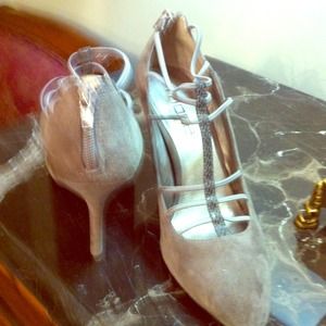 High Heel Suede Shoes