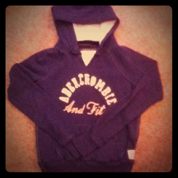 Dark blue Abercrombie and Fitch hoodie