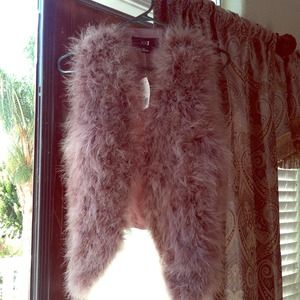 Feather vest small