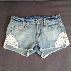 Crochet shorts
