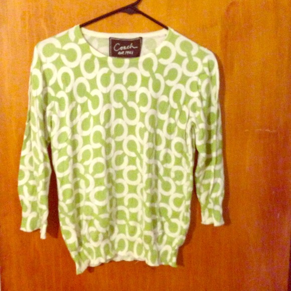 Coach sweater