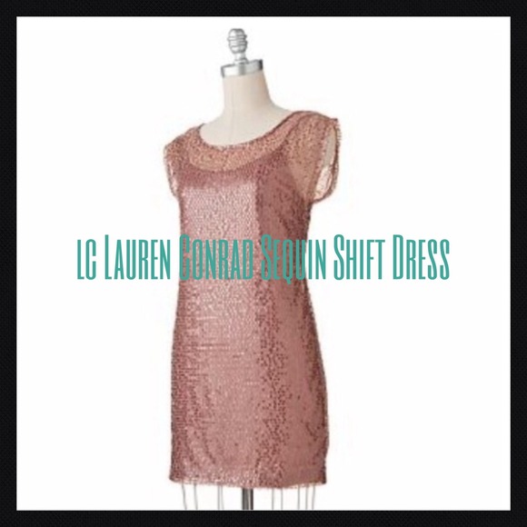 Lauren Conrad Sequin Shift Dress