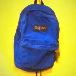 Blue jansport backpack