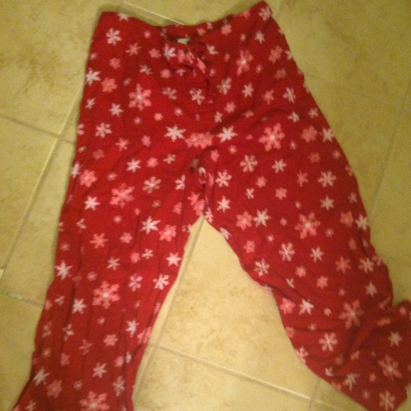 🌀traded🌀VS flannel PJ pants - snowflake patte