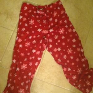 🌀traded🌀VS flannel PJ pants - snowflake patte