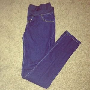 Maternity skinny low rise jeans