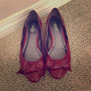patent leather flats