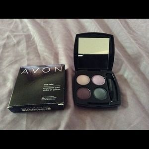 Avon Eyeshadows (3 in Bundle) + 2 lip gloss kits