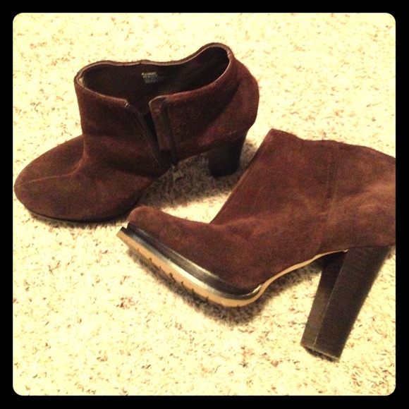 BCBGeneration brown chocolate bootie **Reduced**