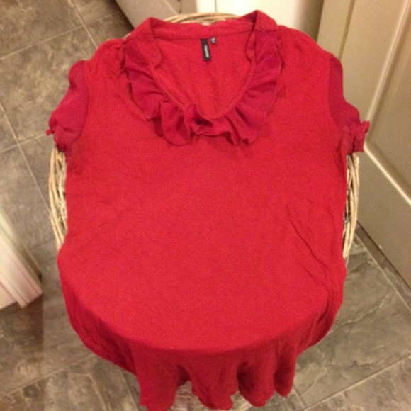 💋Red dressy shirt💋