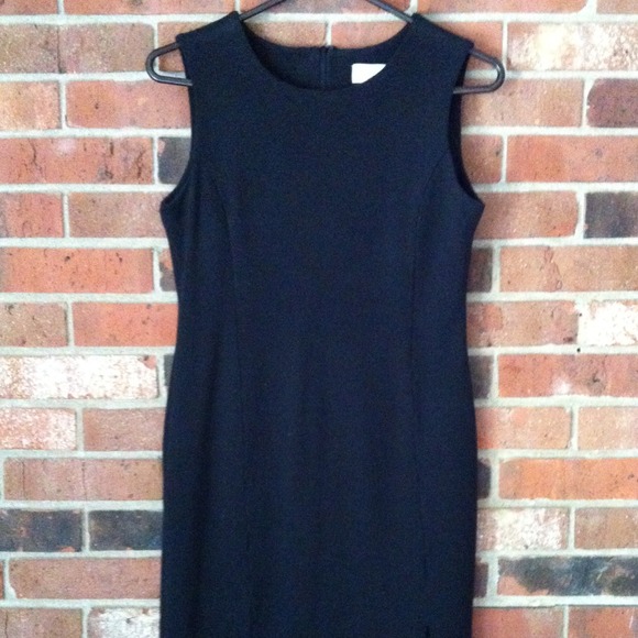 Black Ann Taylor LOFT shift dress