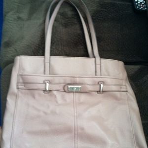 Beautiful blush colored leather purse