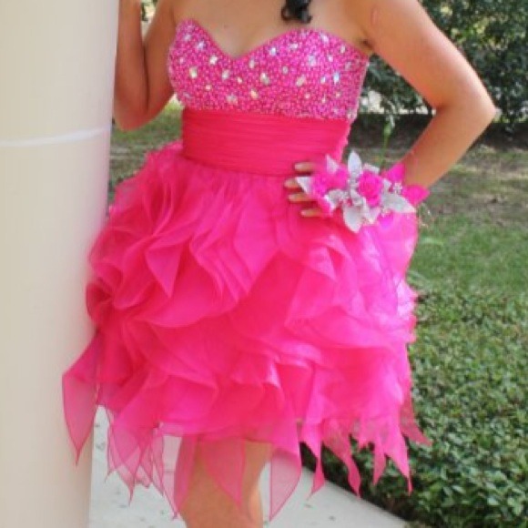 Rasberry Pink Short Formal!