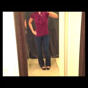 In my closet! Top $6 7 for all mankind jeans $45!