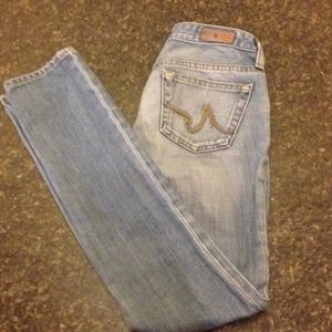 AG straight leg jeans - "the stilt"