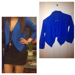 Royal blue blazer