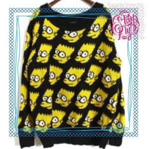 🚫SOLD✨Bart Simpson Knit Sweater🌟